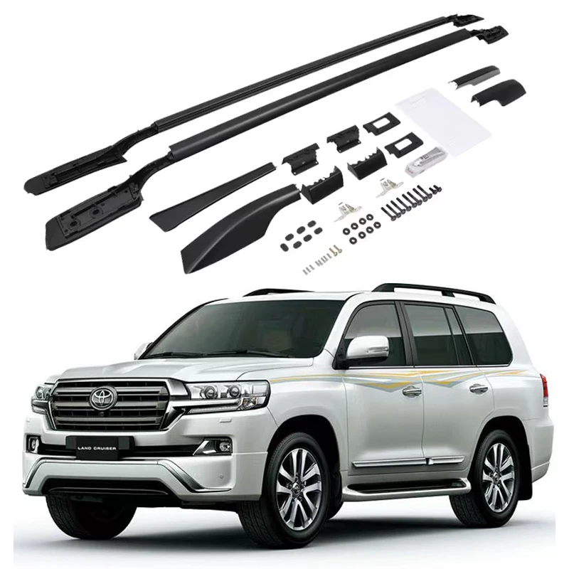 Фото Багажник на крышу в стиле OEM для Toyota Land Cruiser 200 LC200 2008-2021: Поперечины, рейлинги, крепления для багажных боксов №1