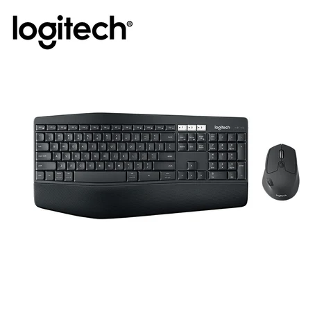 Комплект беспроводной клавиатуры и мыши Logitech MK850, USB BT, двойное соединение, полноразмерная клавиатура, мыши для дома, офиса, ПК