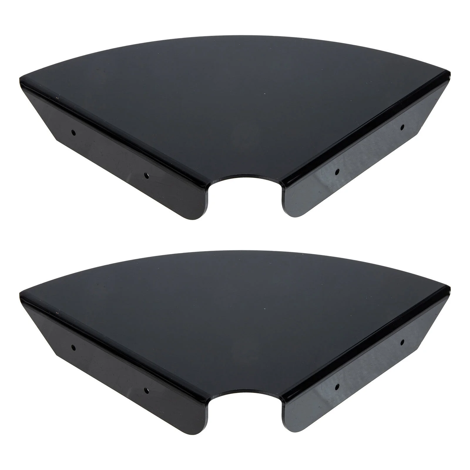 

2 Sets Living Room Wall Shelf Wall-mounted Floating Shelves Display Stand Pictures Acrylic Circle
