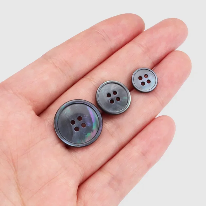 PINGGUOWU натуральный черный диск оболочки кнопки высокое разрешение в западном