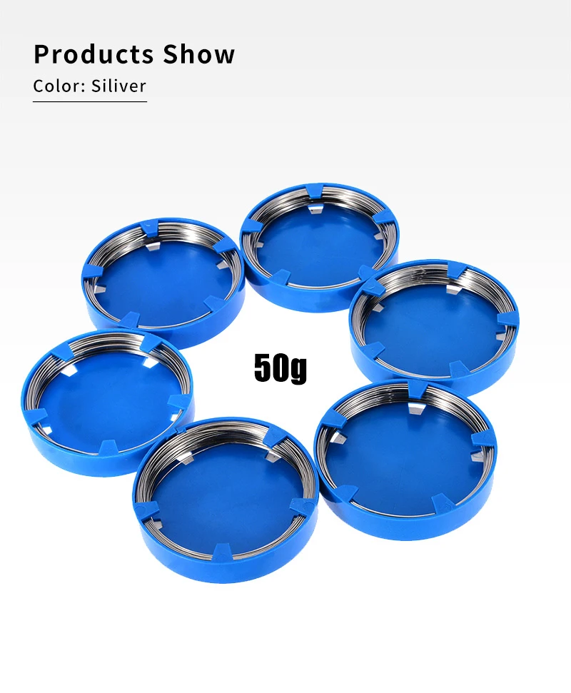 Стоматологические Ортодонтические Скобы 50 г проволока 0 5/0 6/0 7/0 8/0 9/1 0/1 2/1 4 мм Арка