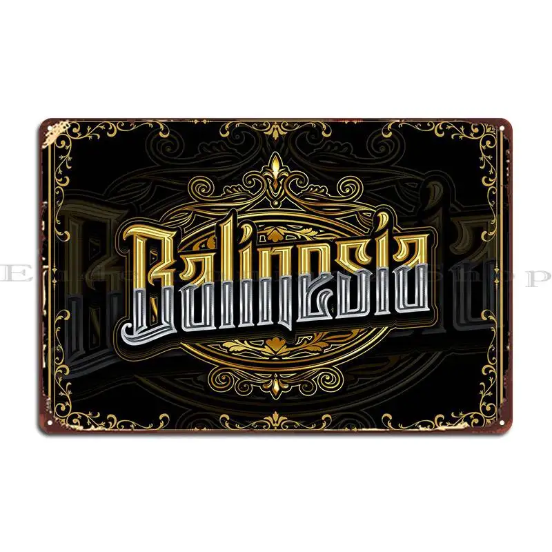 

Balinesia Victorian Metal Plaque Create Wall Decor Funny Club Tin Sign Poster