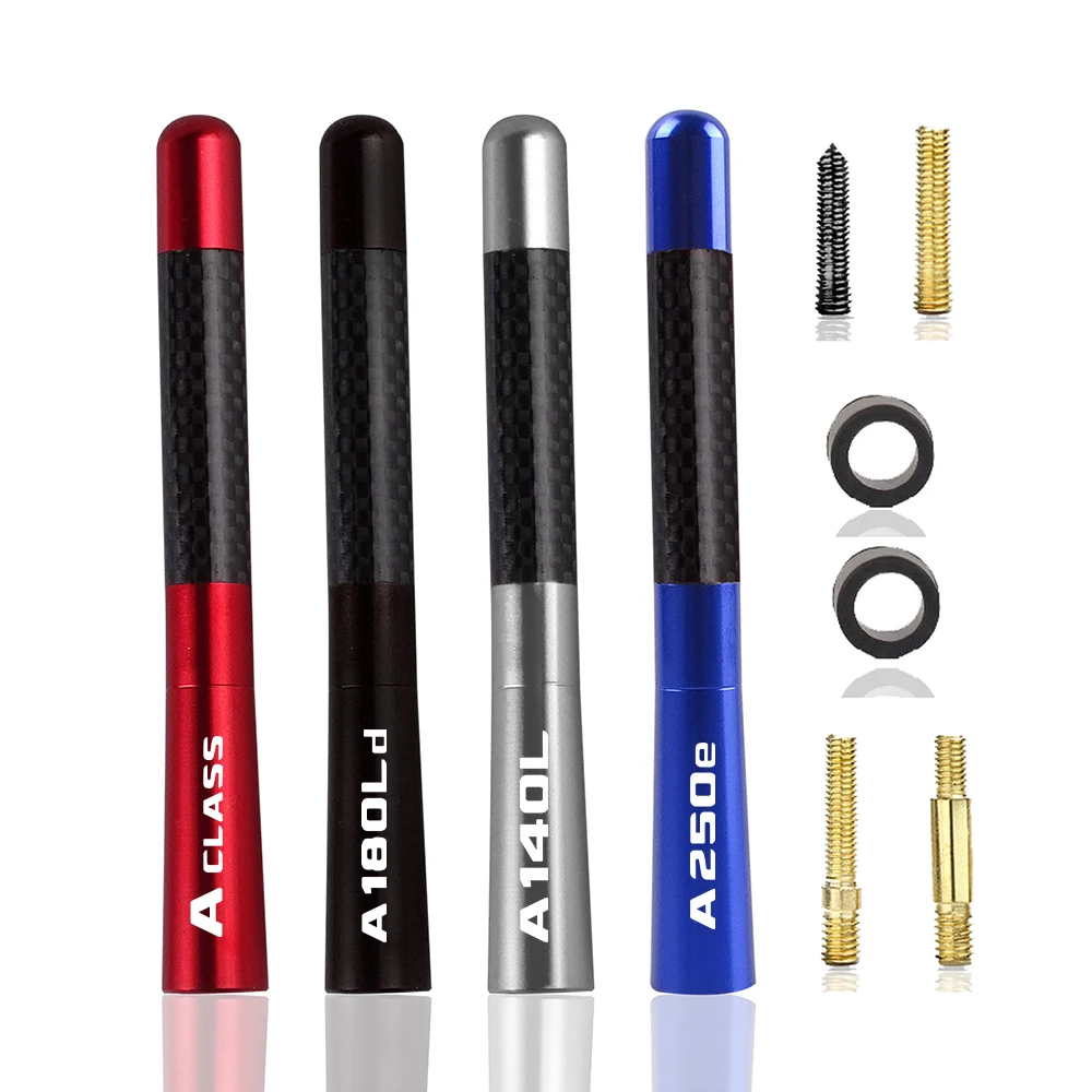 Автомобильная антенна Авто углеродное волокно радио антенна автомобиля аксессуары для Mercedes-Benz A140 A140L A150 A160 A160d A160L A170 A180 A170L