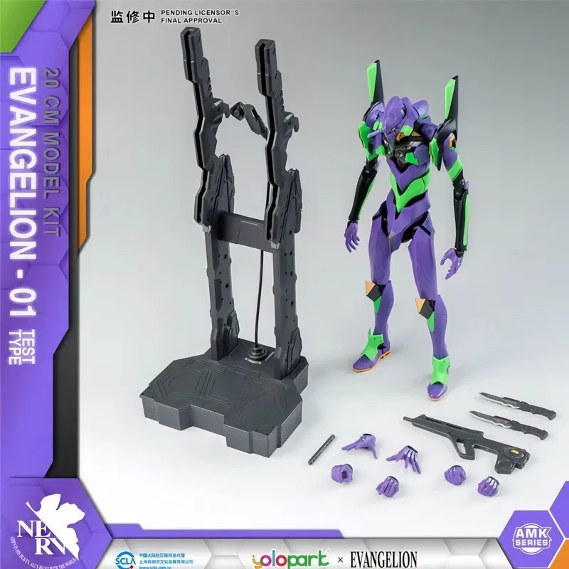 Фото В наличии: Коллекционные модели Yolopark Neon Genesis Evangelion серии AMK (EVA-00, EVA-01, EVA-02) 20 см, серийное производство, подарок для коллекционеров №3