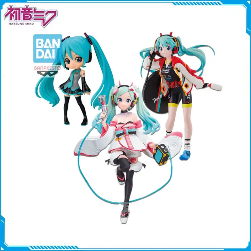 

Japanese VOCALOID Hatsune Miku Dress Up Fleet Support Action Figure Collectible Model Decor Doll ESPRESTO Bandai Original Gift