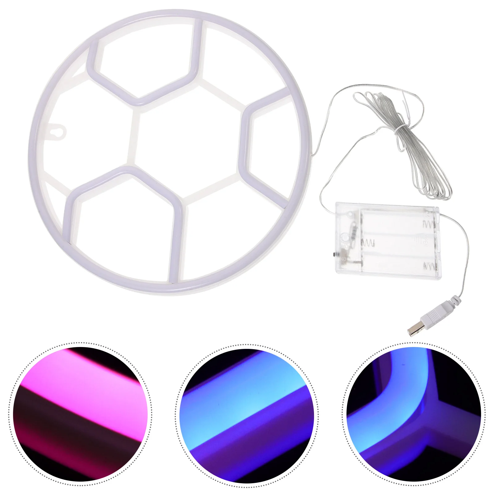 

Neon Sign Birthday Gifts Women Home Wall Decor Lights Signs LED Hanging Room Party Decorations Football Ornament