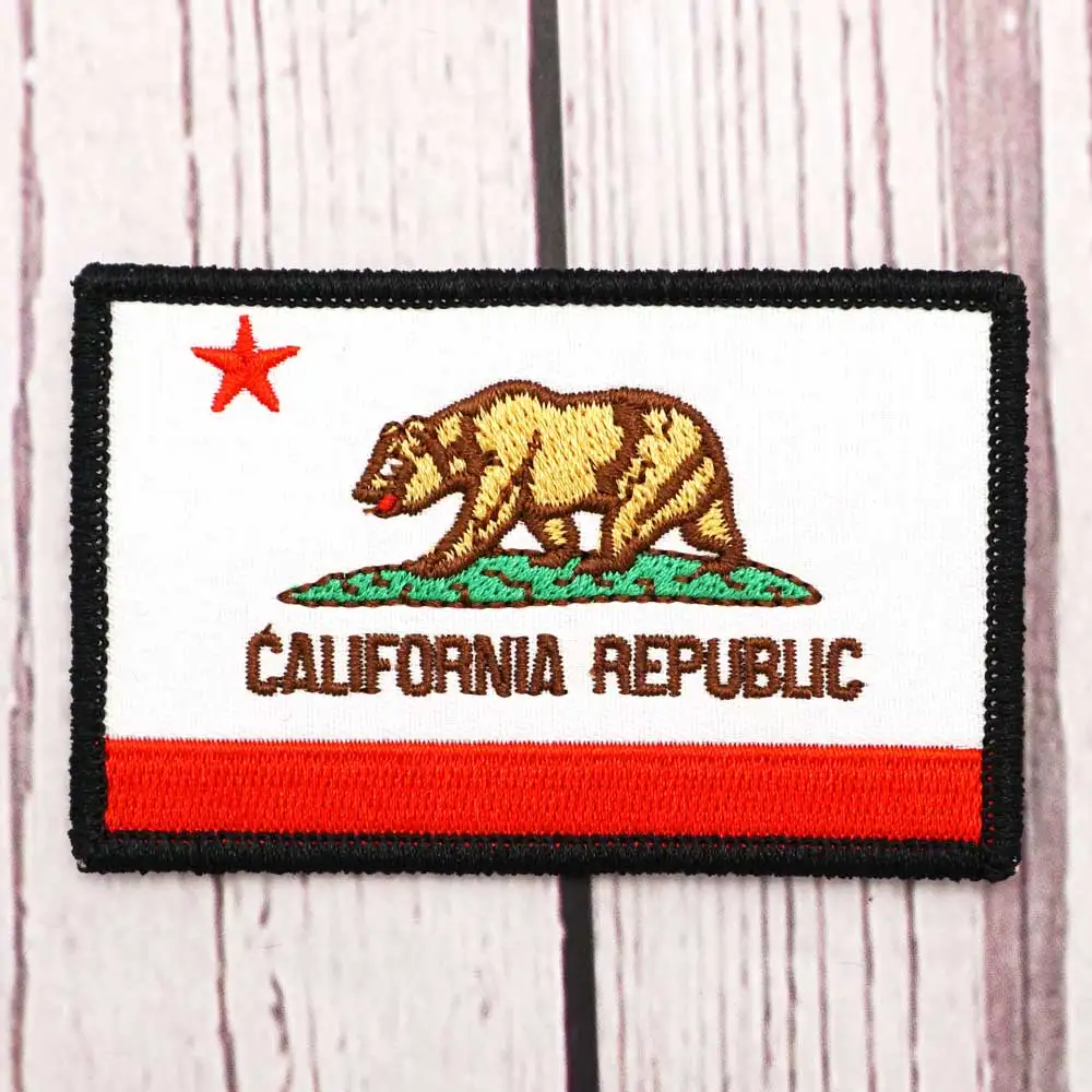 Нашивка-крючок и петля для вышивания в Калифорнийской Республики