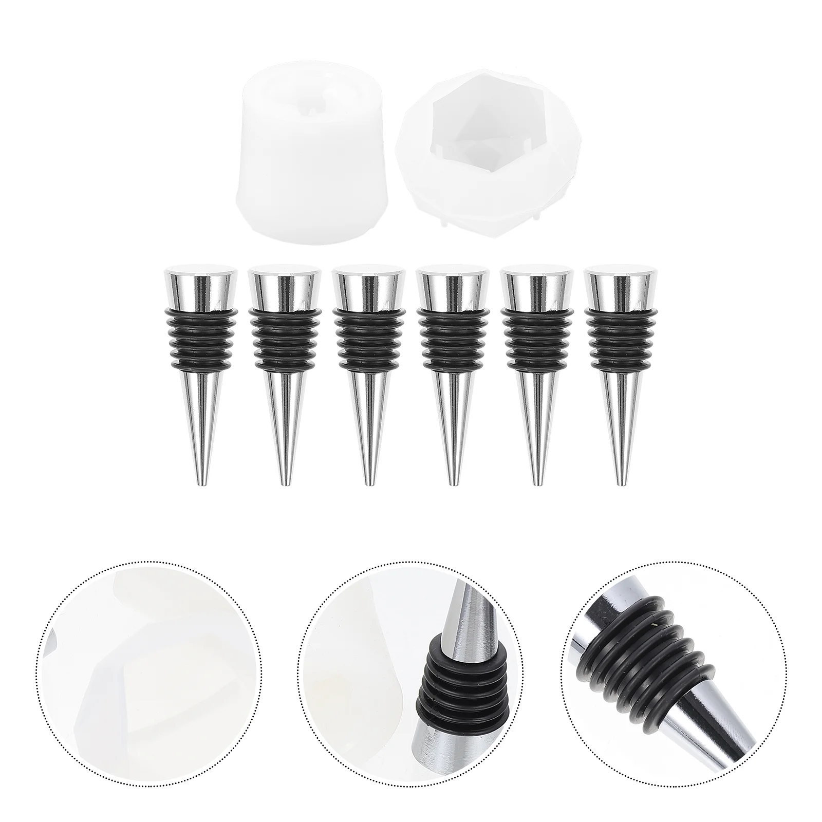 

1 Set Epoxy Casting Mold Silicone Crafts DIY Molds Bottle Stoppers