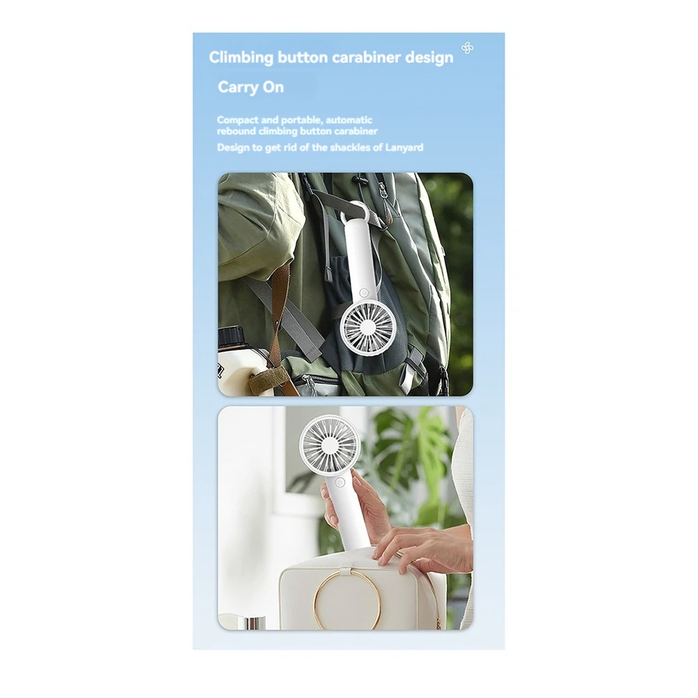 USB ручной мини-вентилятор портативный многофункциональный 3-скоростной