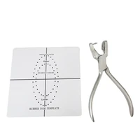 stainless dental rubber dam punching hole plier 5 reday hole dam punch template pvc