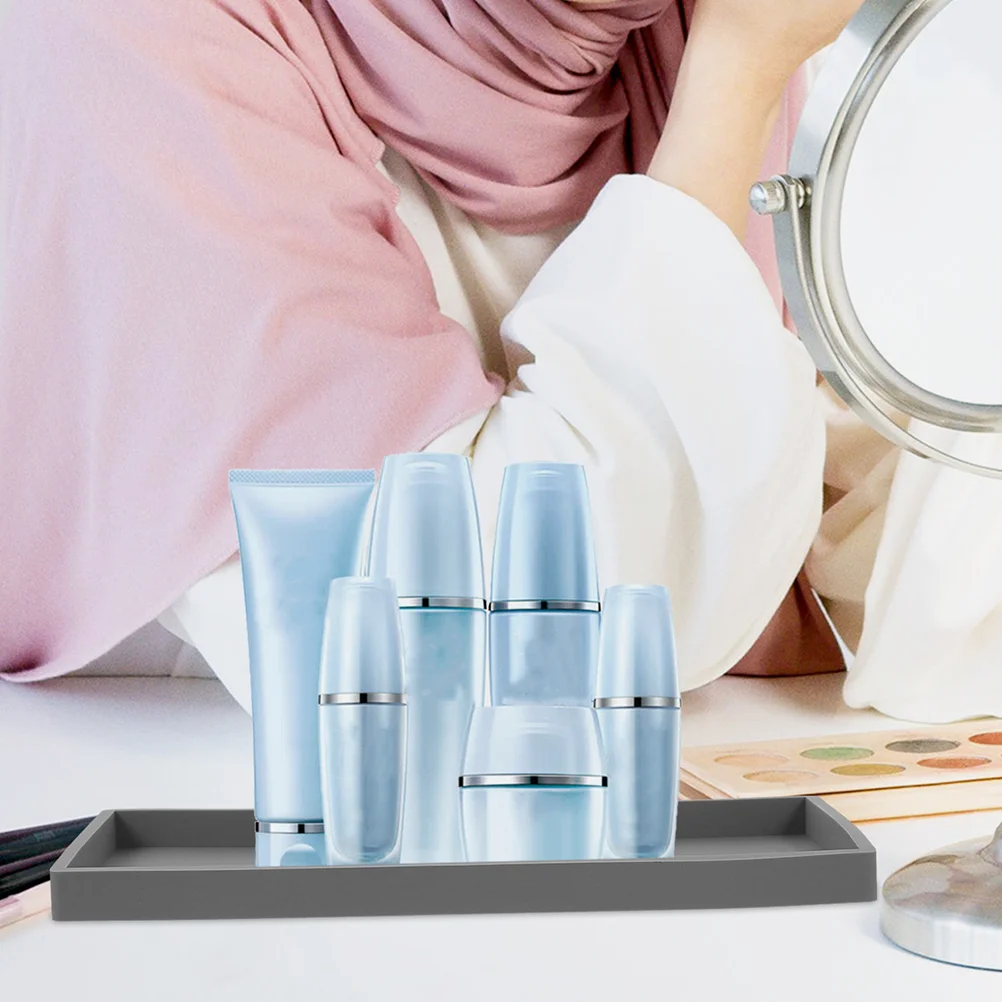 Силиконовый лоток для хранения Bac Rangement туалетная столешница аксессуары