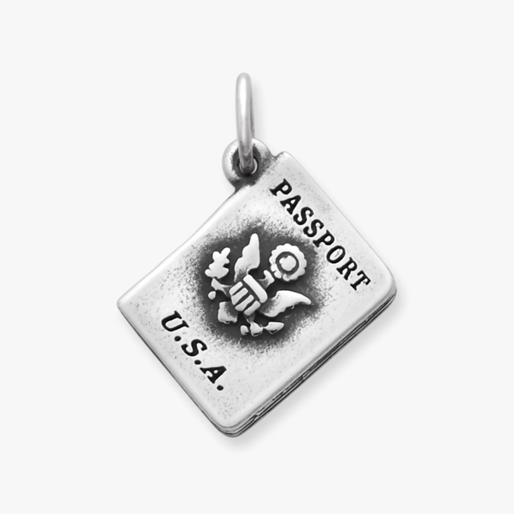 Фото Подвеска-шарм James Avery Passport из серебра 925 пробы №1