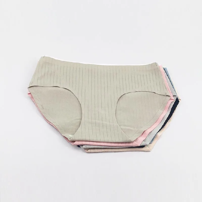 

298 Intimates Ladies Underpants 6 Solid Color Comfortable Briefs Women's Cotton Panties