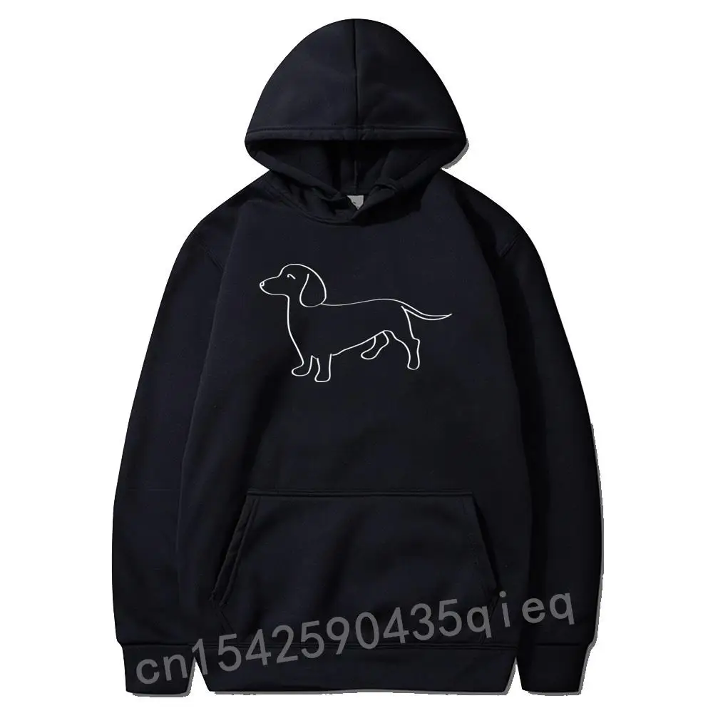 

Dachshund Outline For Doxie Lovers. Weiner Dog Gifts Men Sweatshirts Customized Dominant Hoodies Hoods Ostern Day Hooded