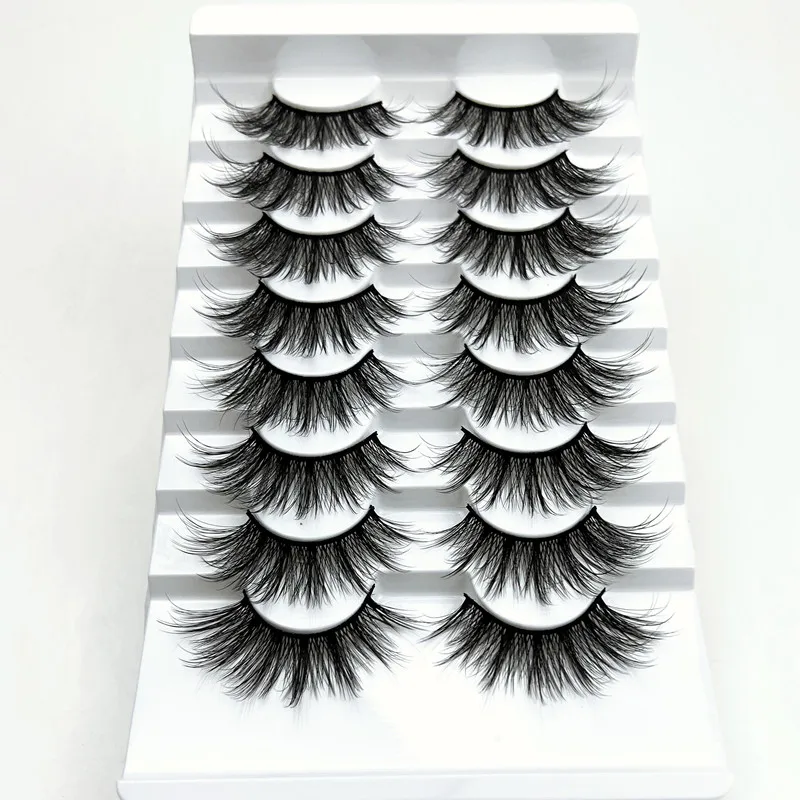 5/8 пар искусственных норковых ресниц 3d накладные ресницы Натуральные