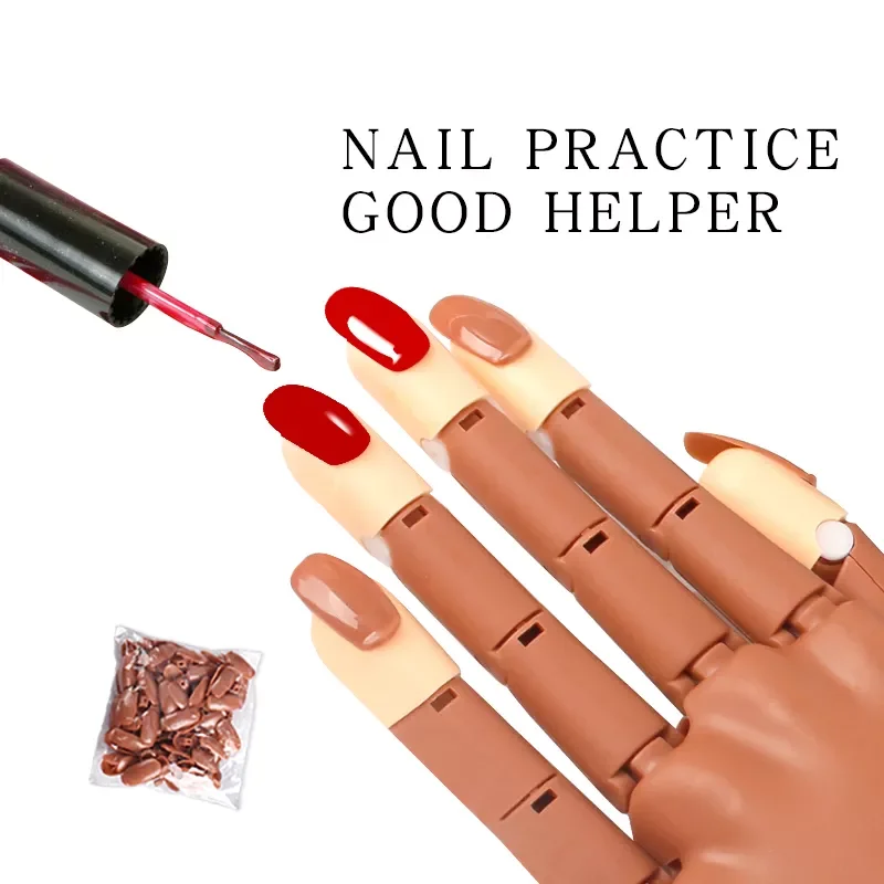 

Протезированная модель искусственных рук для ногтевого дизайна, упражнения для рисования, инструмент для обучения маникюру для начинающих...