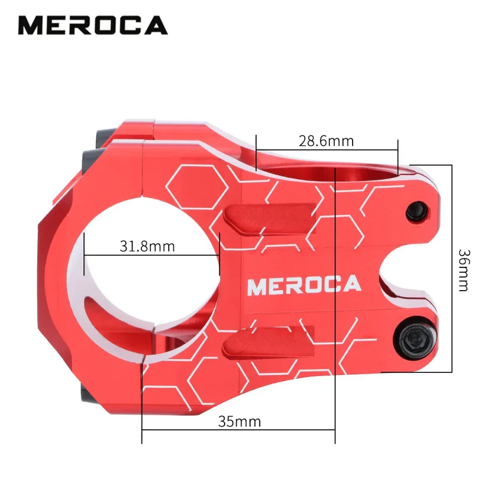 MEROCA Короткий мощный велосипед Mtb Вынос 31 8 Руль длиной 35 мм Дракон Настольный