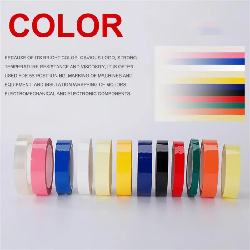 

Mark Multicolor Mylar Tape Mara Tape High Temperature Insulated Transformer Motor Capacitor Coil Wrap Adhesive Tape