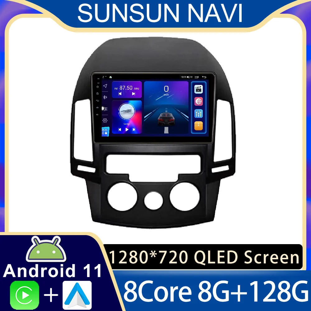 

Android 11 для Hyundai I30 2006 - 2011 автомобильное радио, стерео, мультимедийный видеоплеер, навигация GPS, беспроводной Carplay DSP RDS