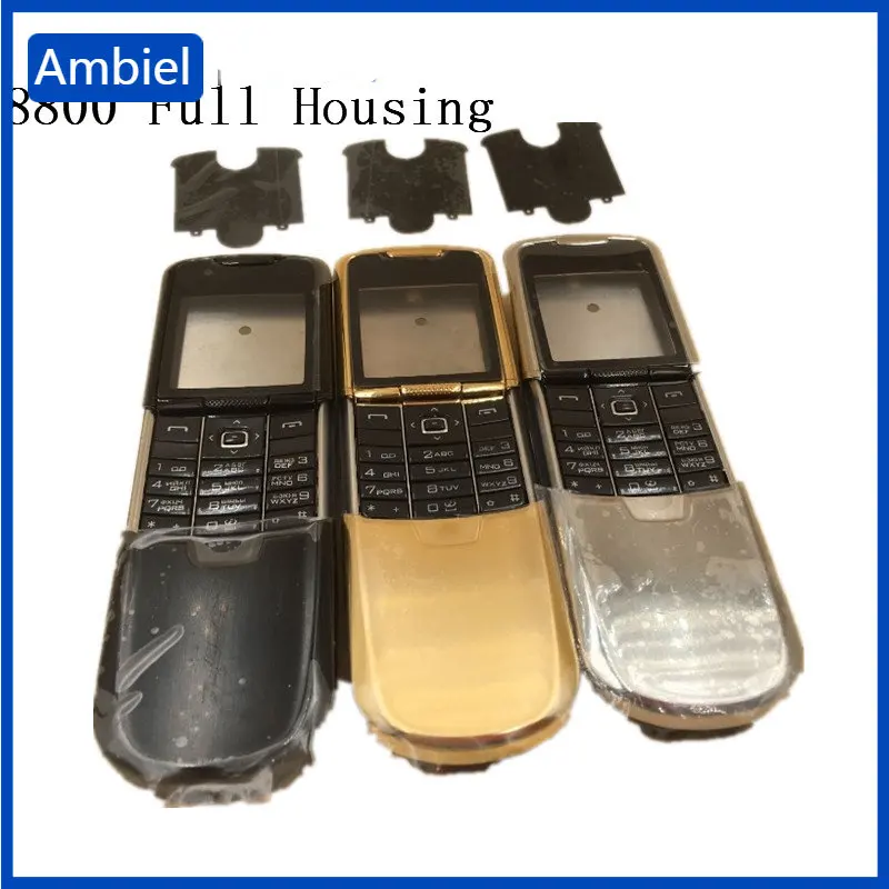 New Full Housing Cover Case with Keypad For Nokia 8800
