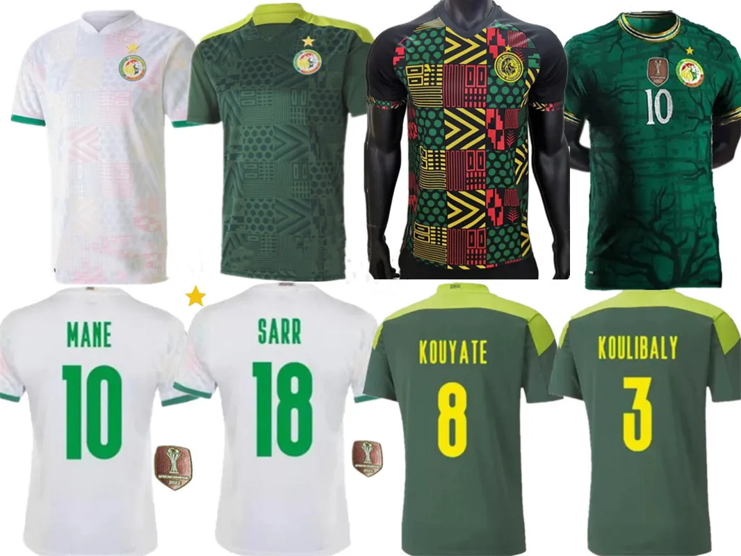 

Senegal soccer jerseys 2021 national team Mané KOULIBALY GUEYE KOUYATE SARR Diallo Dia homme Maillot de foot football shirt