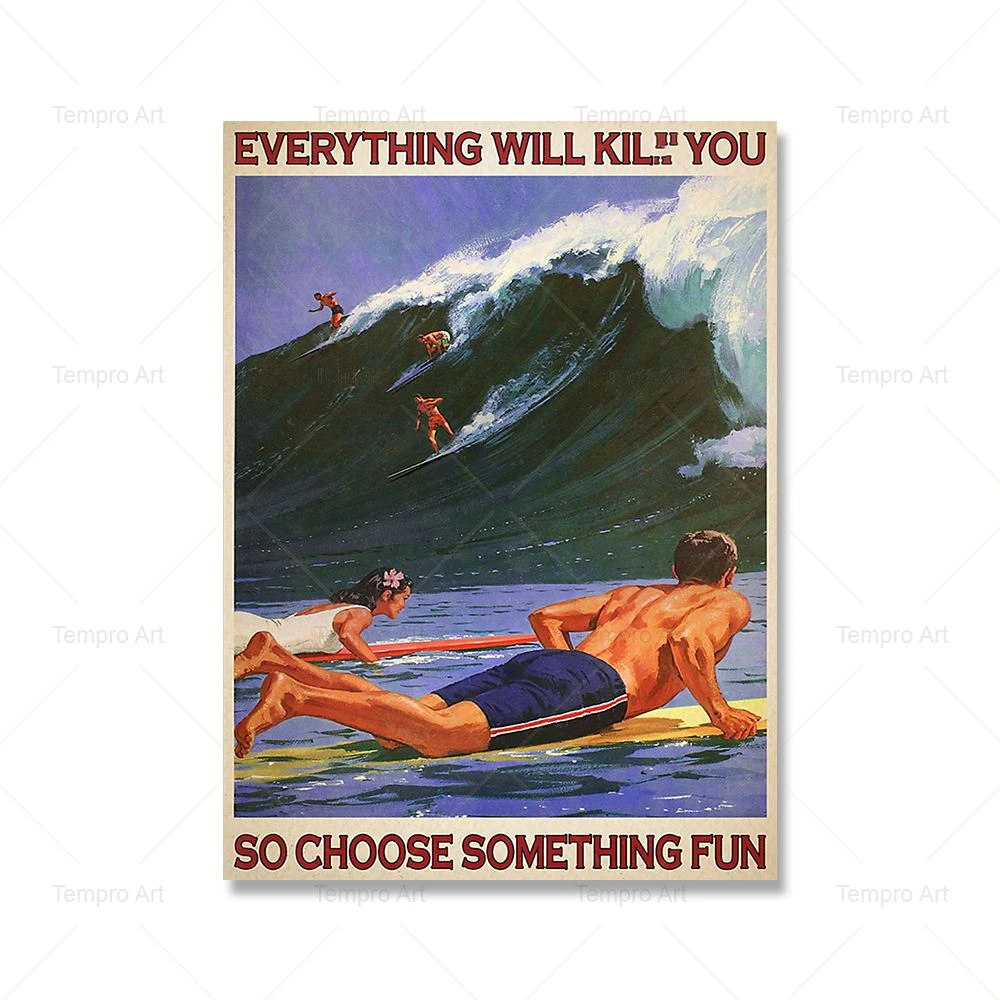 

Черно-белая картина на холсте "Серфинг"