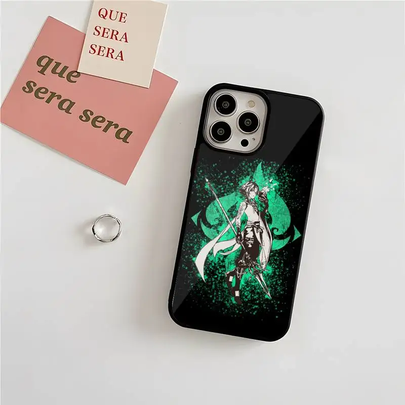 Ударный чехол для телефона Xiao Genshin IPhone 11 13 12 Max Pro Mini 6 7 8 Plus X Xs XR SE2020 Жесткий