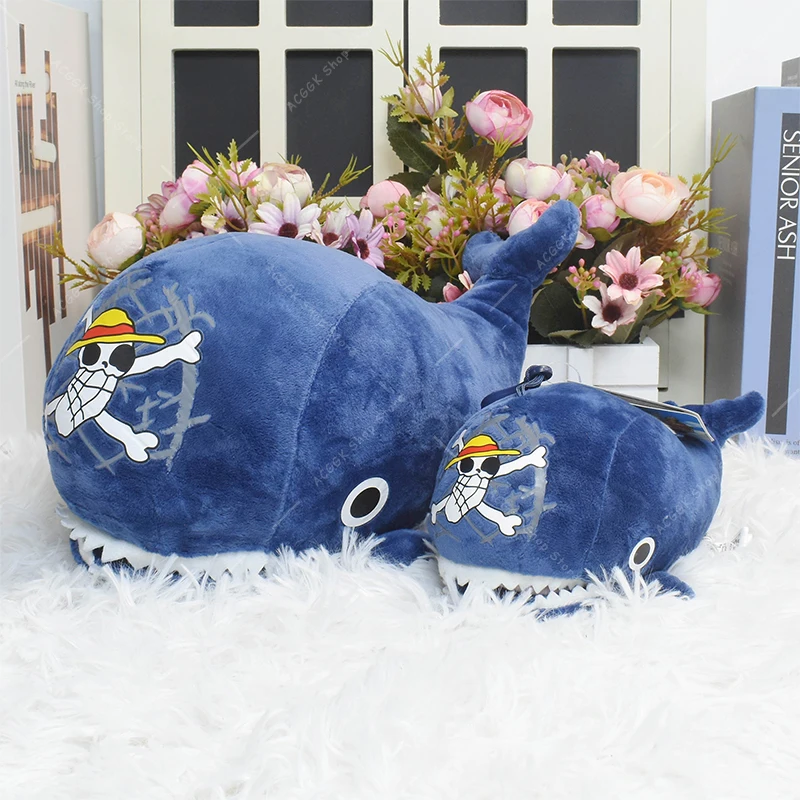 ONE PIECE Peluches Laboon Plush Doll 15CM 25CM The Straw Hat Pirates Sign Whale Island Stuffed Toy High Quality Fashion Gift