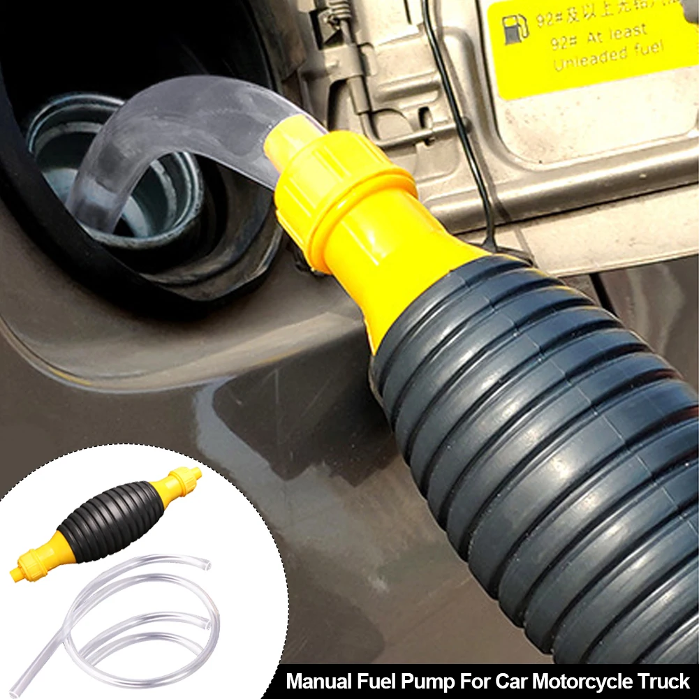 

1/1.5/2/3M Manual Fuel Pump Car Fuel Tank Sucking Pipe Extractor Kit Hand-holder Petrol Gas Manual Pump For Car Motorcycle Truck