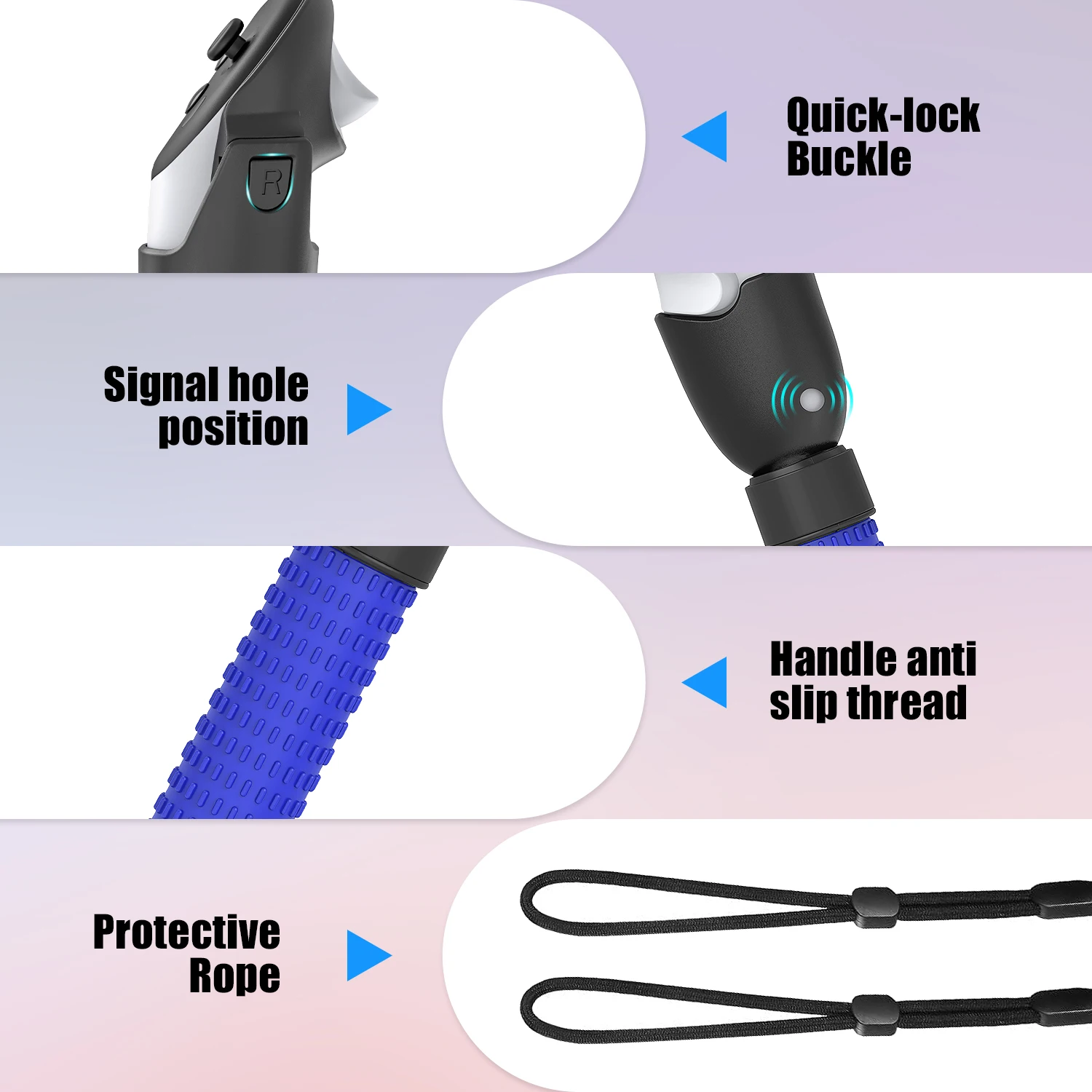 Удлинительные ручки с двумя ручками для Oculus Quest 2/3 VR