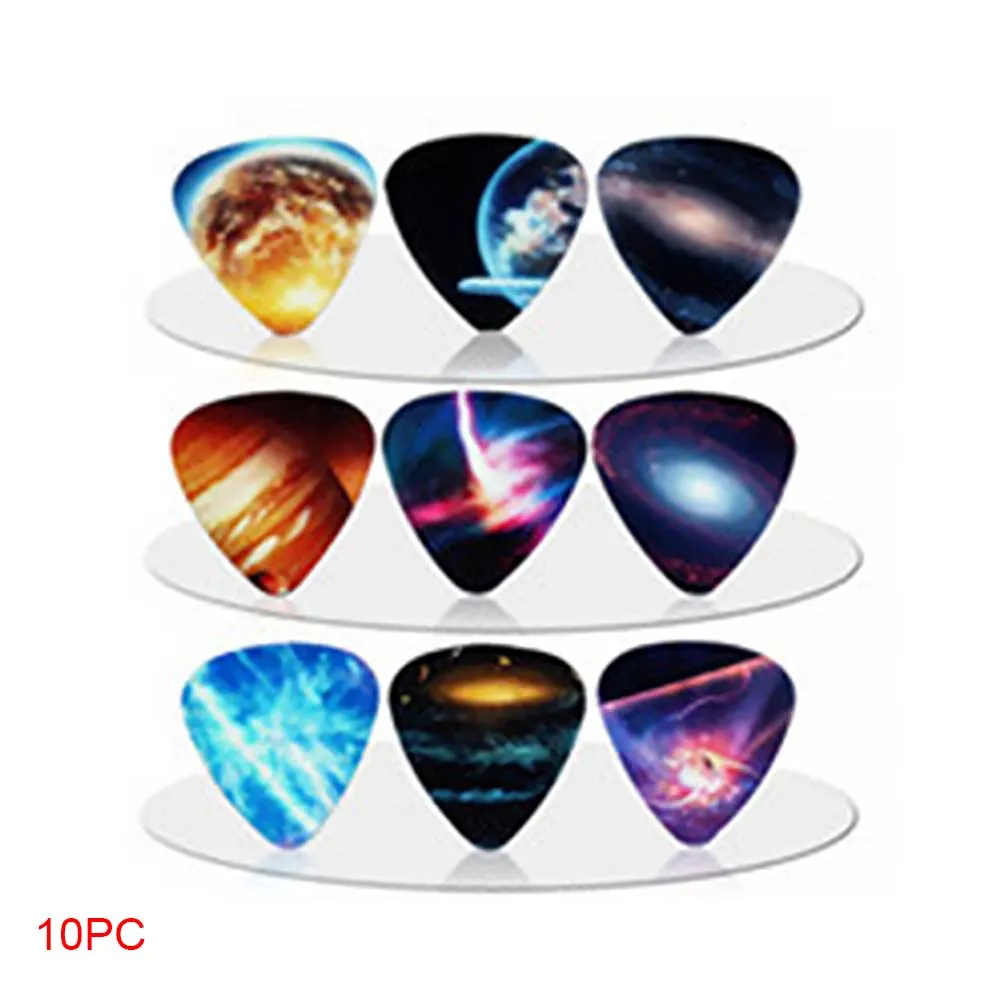 

10pcs Bass Shrapnel Electric Guitar Music Picks Fashion Printed Guitar Pick Acoustic Guitar Parts Musical Instrument Ukulele