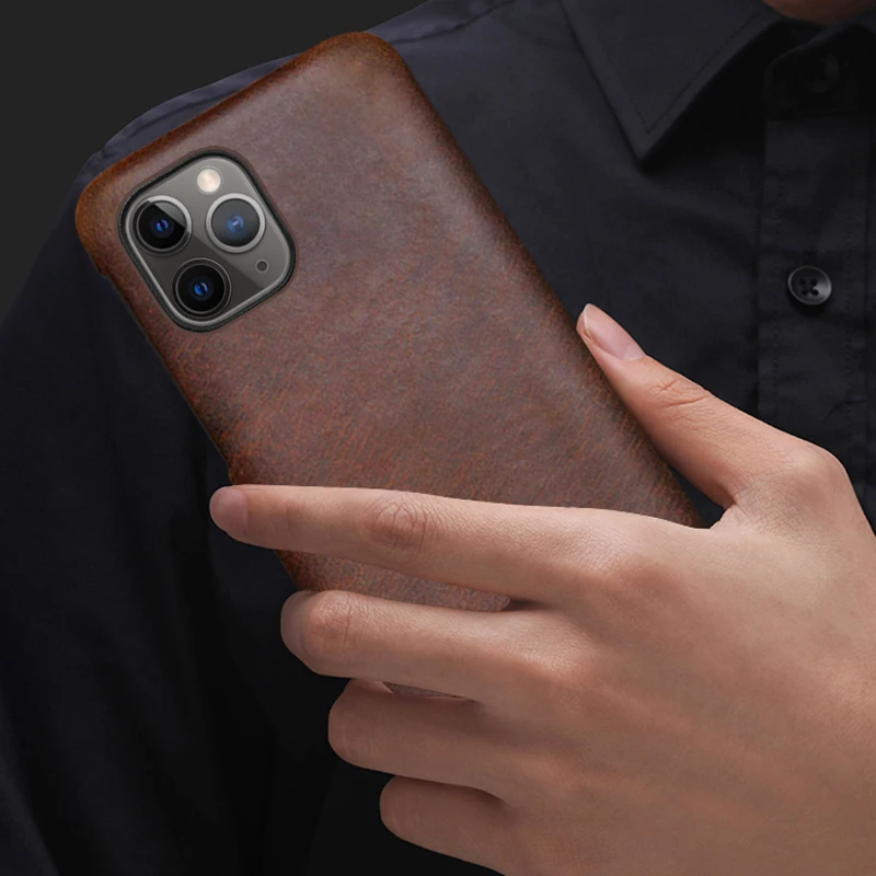 

For Iphone13 Leather Case New Crazy Horse Leather Fit 12 11 XS XR Pro ProMax Mini Series