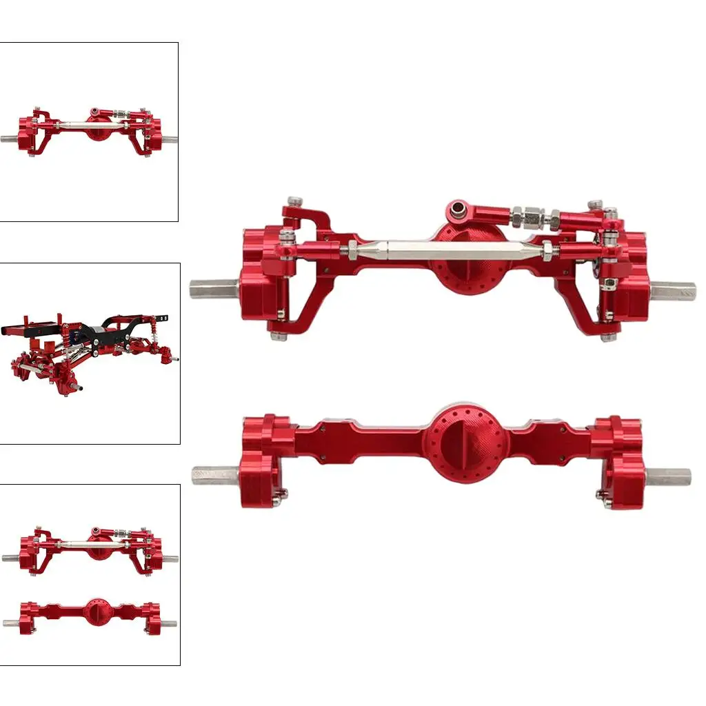 

CNC Metal Front Rear Axle Set for MN D90 MN40 MN96 MN99 MN99S MN98 1:12 Scale RC Buggy Car Upgrade Parts