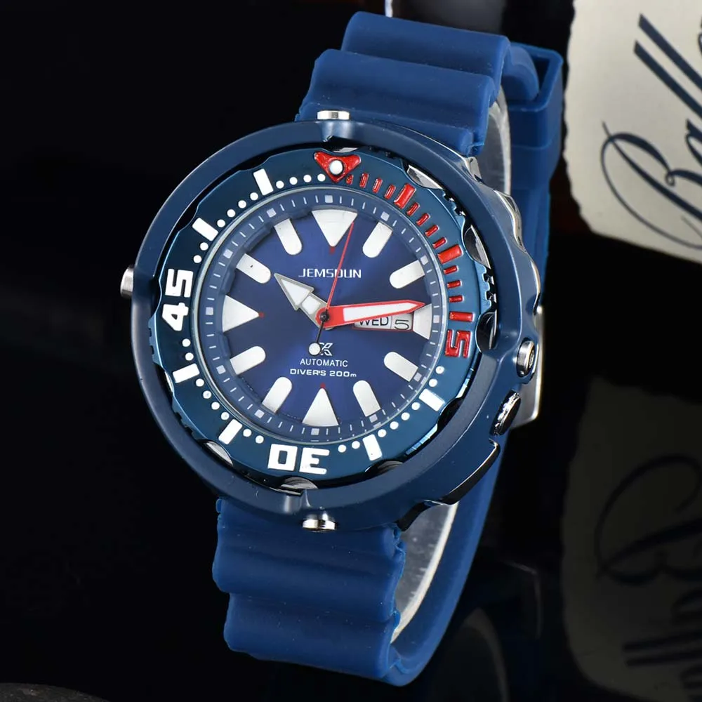 

New Hot Original Brand Men Watches Business Can Custom Seiko Automatic Date Wterproof Watch Top Quality Sport Quartz AAA Clocks