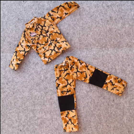 

Костюм камуфляжной формы желтого цвета, мужская одежда 1/6 для экшн-фигурки 12 дюймов