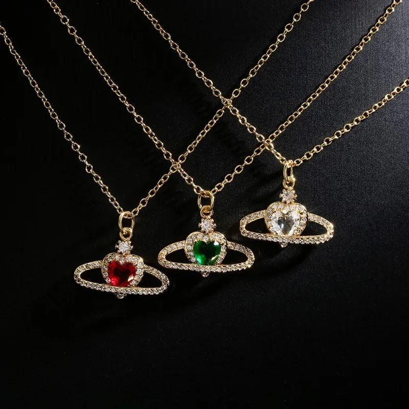 

Korea New Fashion Love Geometric Pendant Necklace Female Temperament Exquisite Simple Chain Necklace