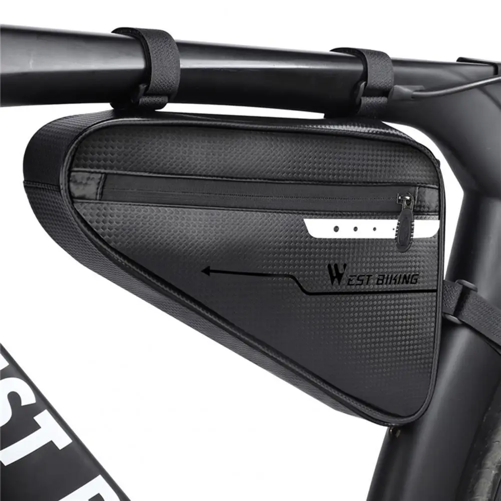 

Durable Front Frame Bag Rainproof Anti-Scratch Impact Resistant Bike Frame Pouch Bike Frame Pouch Bicycle Frame Bag
