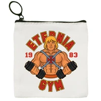 masters of the universe purse canvas bag small skeletor coin square key bag storage bag he man she ra card bag coin bag