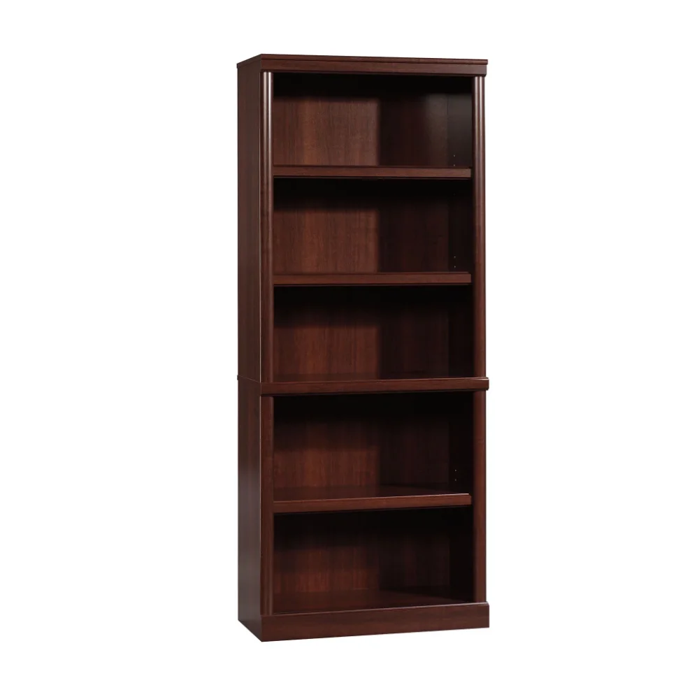 

71" Ashwood Road 5 Shelf Bookcase, Select Cherry Finish Cube Shelf Bookshelves Bookshelf