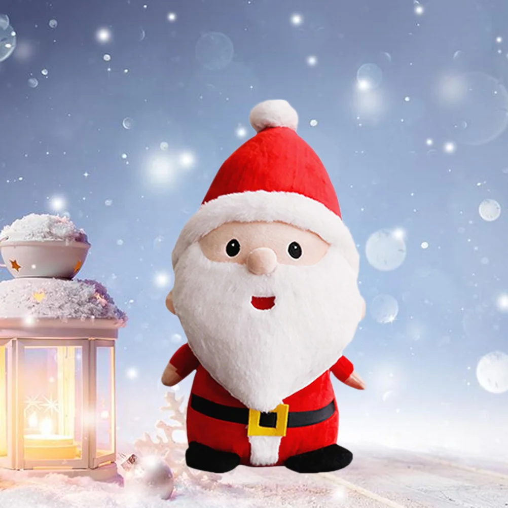 

Plush Santa Stuffed Toys Funny Animated Xmas Gift Holiday Decoration for Toddler Boys ( 23cm Height )