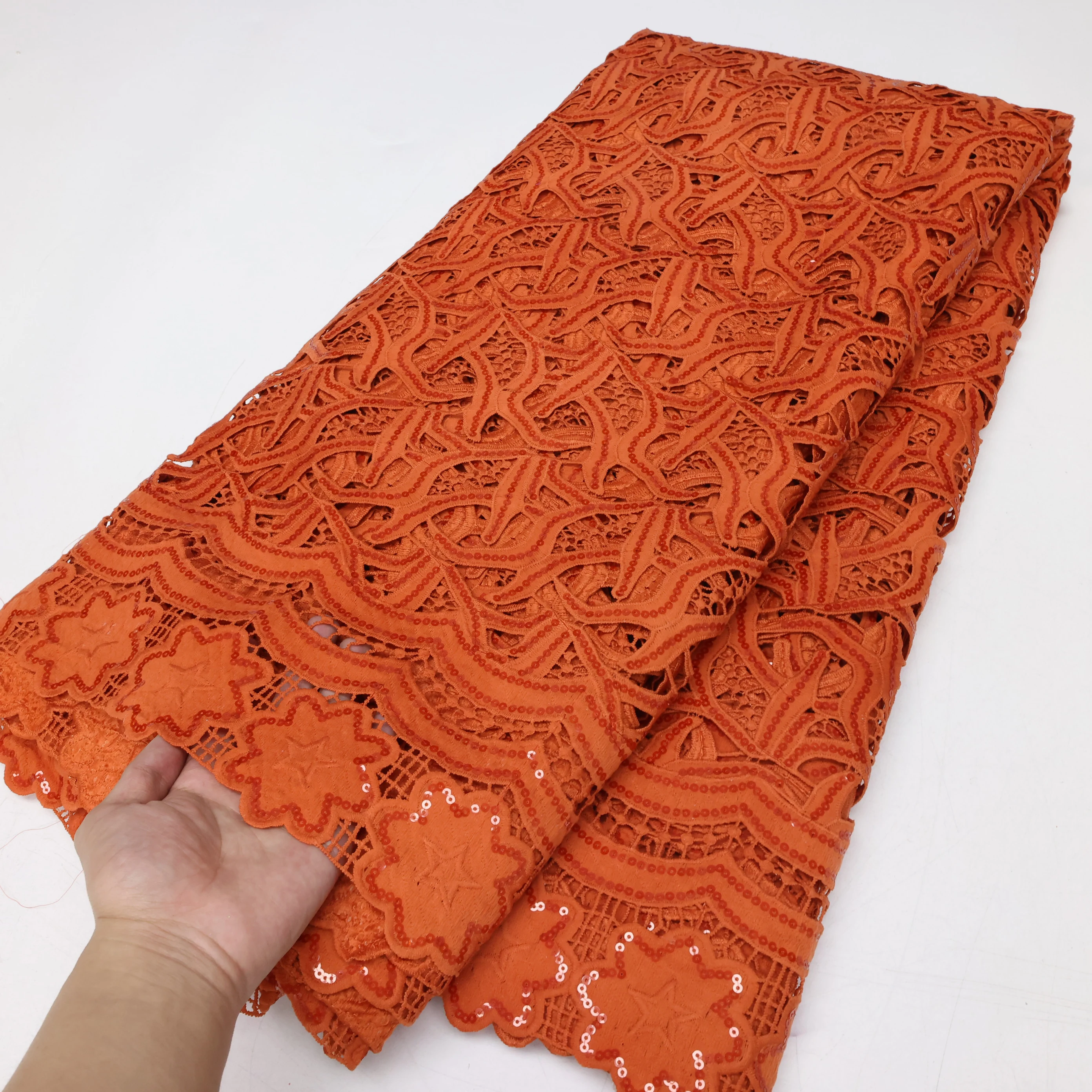 Высококачественная африканская кружевная ткань от PGC LACE 2024 элегантная сетчатая