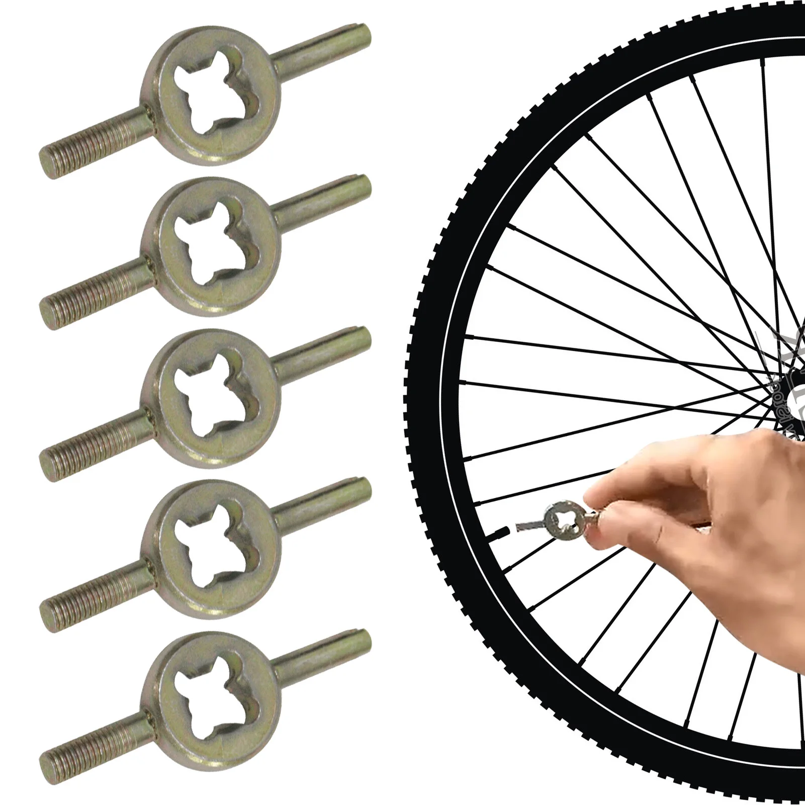 

5pcs Bicycle Valve Core Wrench Key Motorcycle American Valve Inner Tube Wrench Adjustment And Deflation Tool