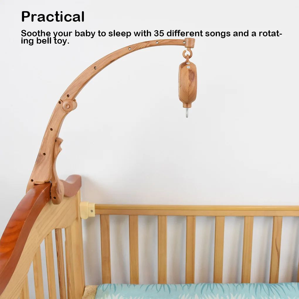 

2/3 Rotating Crib Bell Toy Infant Supplies Fine Workmanship Exquisite