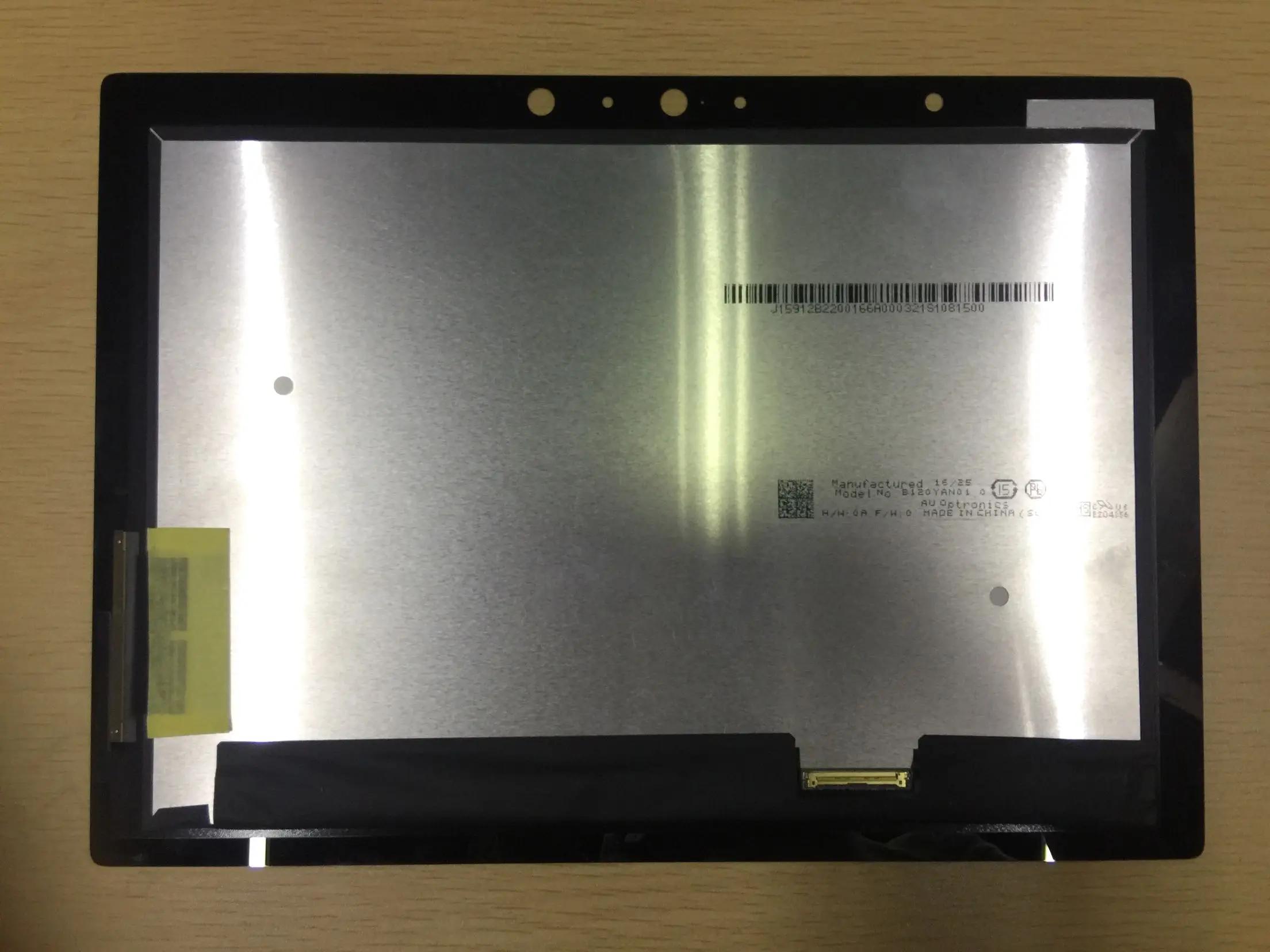 

New original with frame for Lenovo Miix 720-12 miix720-12IKB touch screen lcd assembly B120YAN01.0 2880x1920