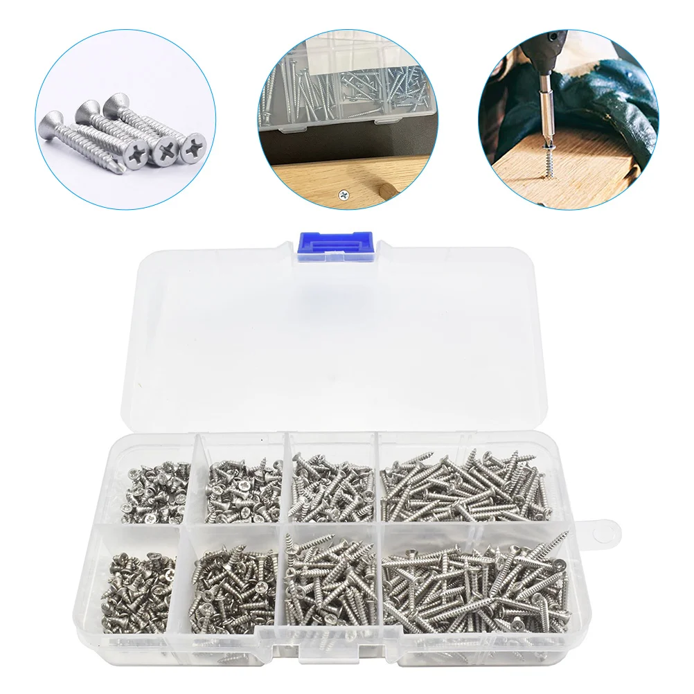 

1 Set Screws Flat Screws for Wall Deck Cabinets