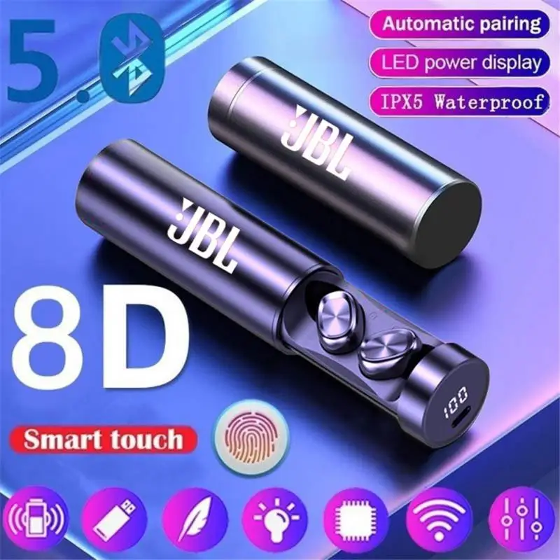 

Оригинальные мини беспроводные Bluetooth-наушники JBL, стереонаушники-вкладыши с басами, наушники для музыки, Hi-Fi игровая гарнитура с микрофоном