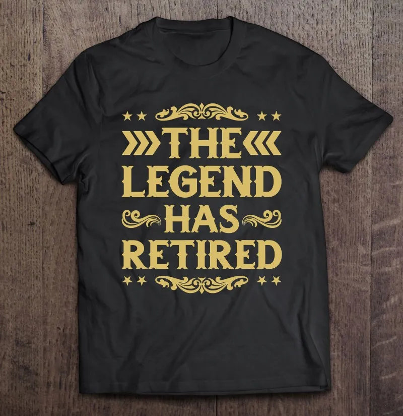 

Винтажная Футболка The Legend Has пенсионных подарков для мужчин, парные футболки, блузка, аниме одежда, винтажные футболки оверсайз