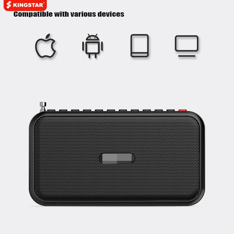 Мини-динамик Hi-Fi Bluetooth 5.0 FM-радио TF USB-плеер функция вызова в режиме громкой связи