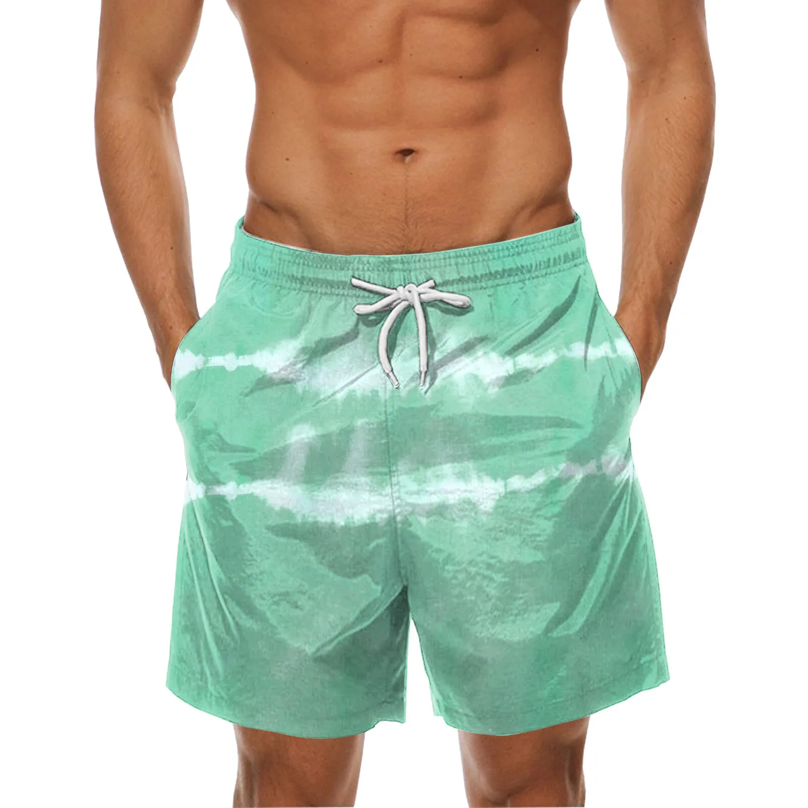 

Men Beach Board Shorts Mens Spring Summer Casual Shorts Pants Printed Sports Beach Pants With Pockets Men Shorts 42