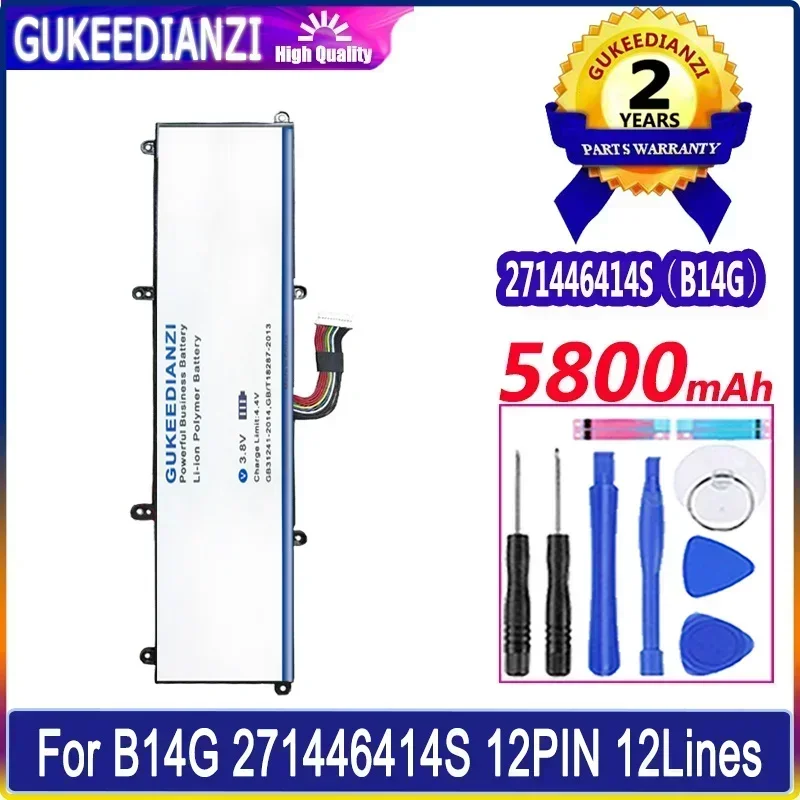 Сменные аккумуляторы большой емкости 5800 мАч для B14G 271446414 S 12-контактный 12-линейный